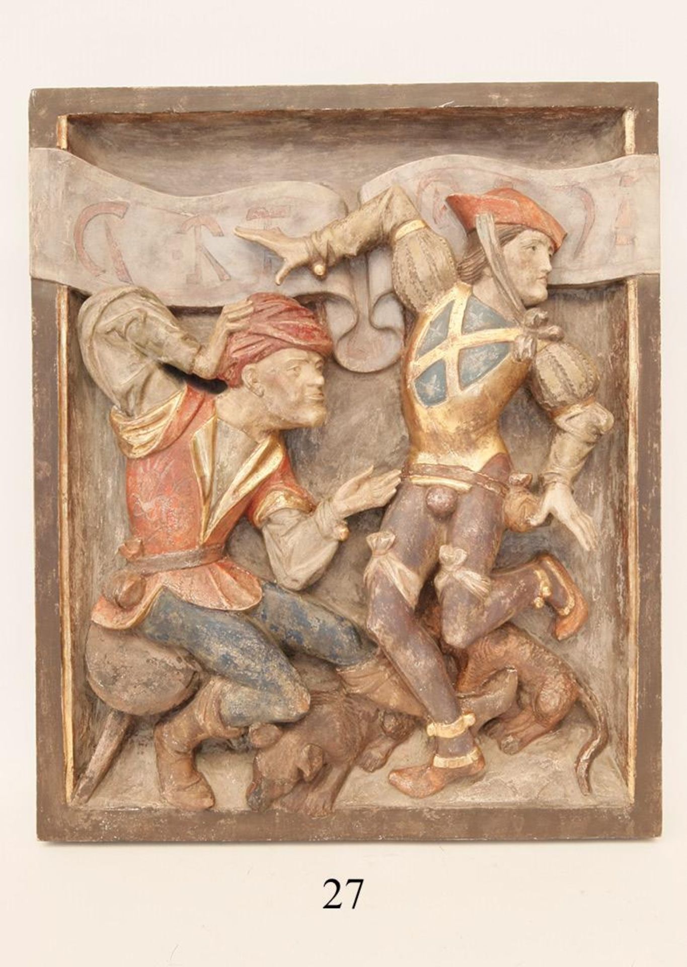 Holzrelief, Innsbruck, im Stil um 1450