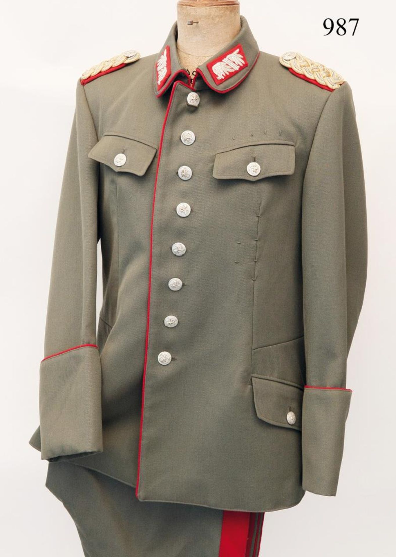 Feldgraue Uniform für einen General