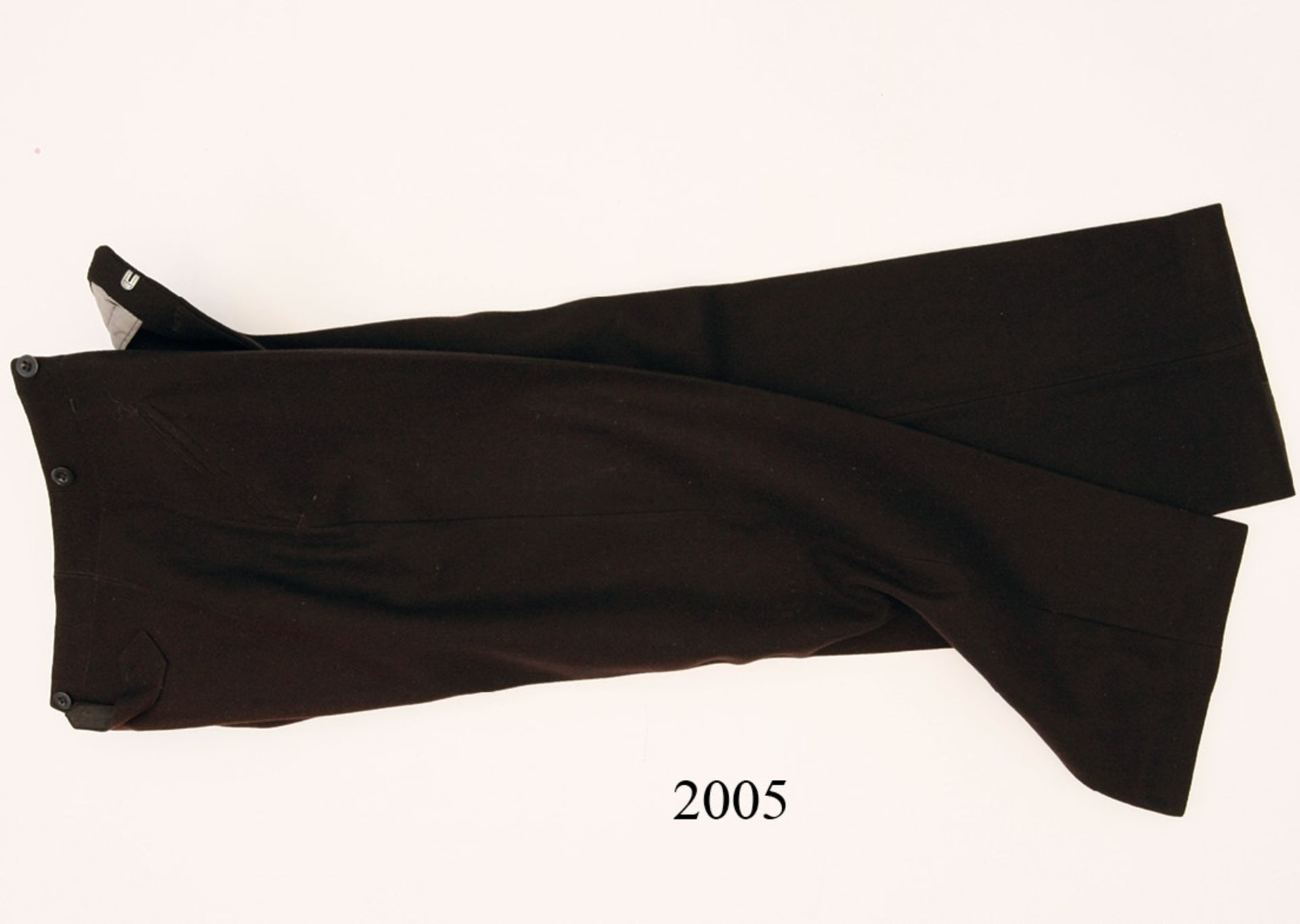 Schwarze, lange Uniformhose