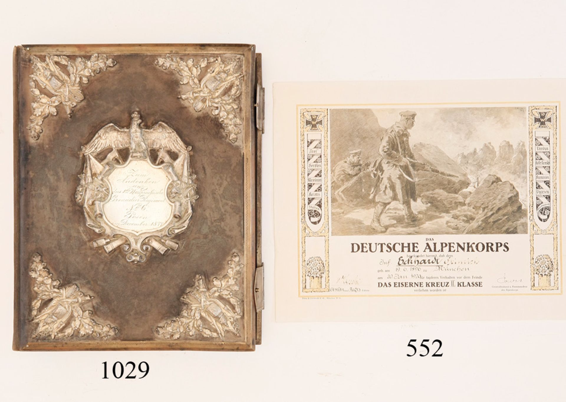 Prachtvolles Fotoalbum, 1877