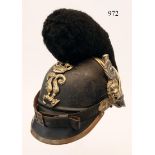 Raupenhelm M1868, Artillerie