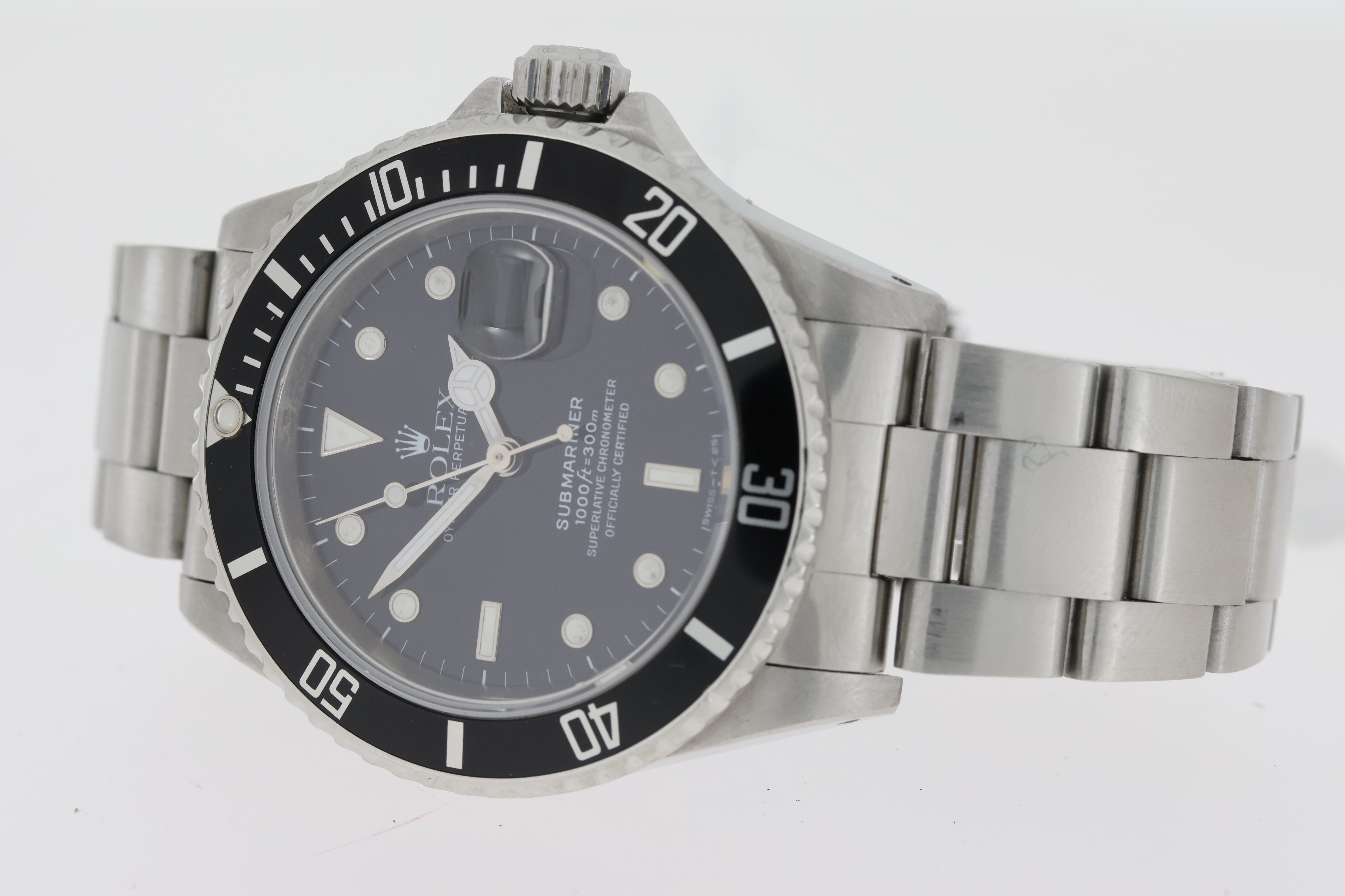 Rolex Submariner Date Reference 16610 With Papers 1990 - Image 3 of 6