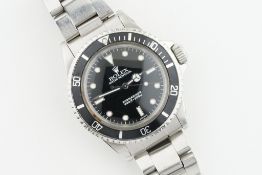 ROLEX OYSTER PERPETUAL SUBMARINER 'FEET FIRST' SWISS ONLY DIAL W/ BOX & SERVICE PAPERS REF. 5513