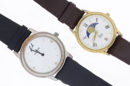 ***TO BE SOLD WITHOUT RESERVE*** ***AS FOUND*** Job lot of two quartz wristwatches, a Timex