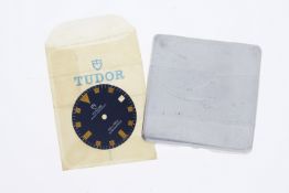*To Be Sold Without Reserve* A blue Tudor Snowflake Dial with Patina Hour markers, for references