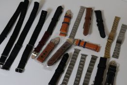 *To Be Sold Without Reserve* A job lot of various straps and bracelets.