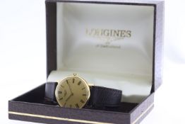 Longines 18ct Yellow Gold Manual Wind with box