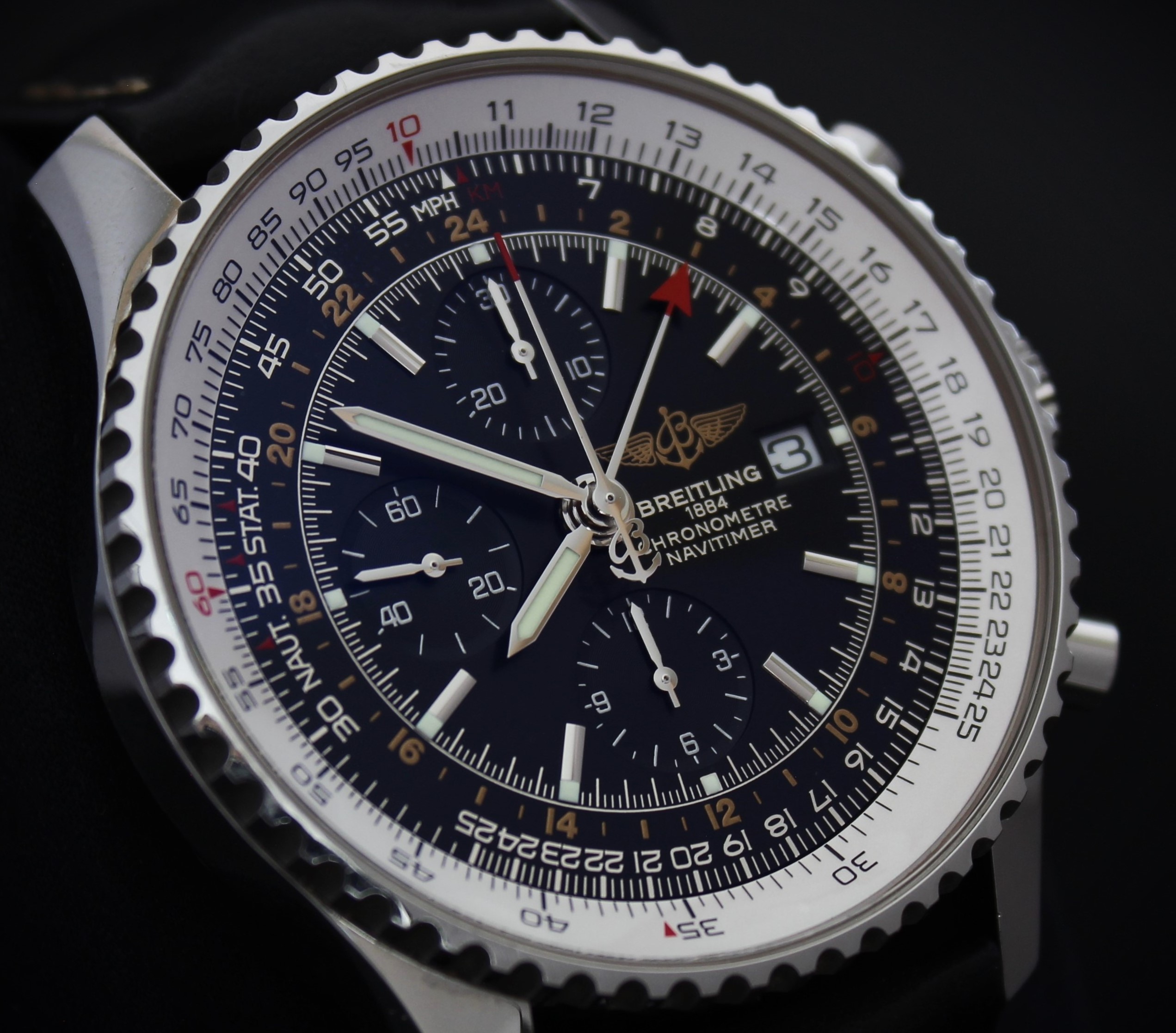 Breitling Navitimer World GMT Automatic with box - Image 8 of 28