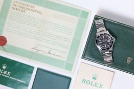 Rolex Red Line Submariner Date Reference 1680 With Box and Papers 1972