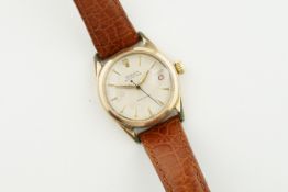 ROLEX OYSTERDATE PRECISION REF. 6466 CIRCA 1940S, circular off white dial with hour markers and