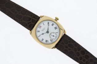 Watham USA 9ct Yellow Gold Manual Wind