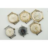 *NO RESERVE* GROUP OF TIMEX WATCHES, three currently running, three sold as spares.