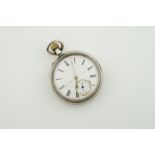 *NO RESERVE* J.B. YABSLEY OF LONDON SILVER POCKET WATCH, sold as spares and repairs.