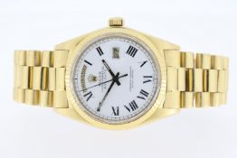 Vintage Rolex Day Date 'Buckley Dial' 18ct Yellow