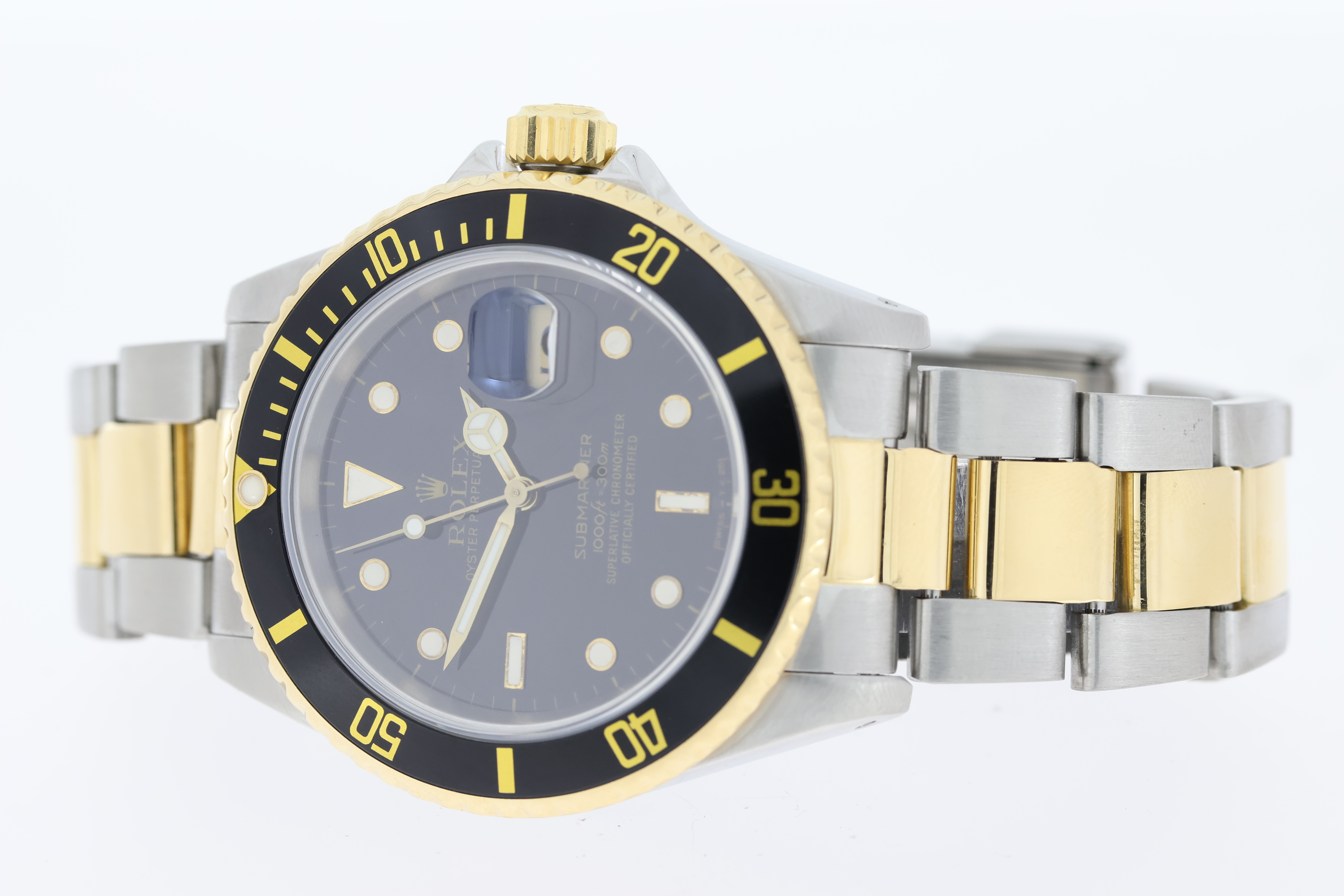 Rolex Submariner Date Reference 16613 with Box and Papers Circa 1990 - Image 3 of 5