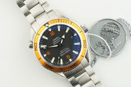OMEGA SEAMASTER PROFESSIONAL PLANET OCEAN CO AXIAL CHRONOMETER W/ GUARANTEE CARD & SWING TAG REF.