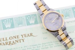 ROLEX OYSTER PERPETUAL DATE Automatic Papers