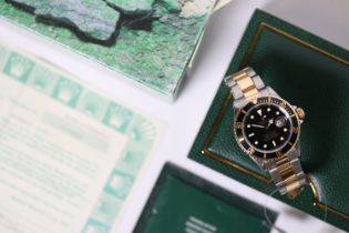 Rolex Submariner Date Reference 16613 with Box and Papers Circa 1990