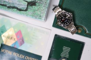 Rolex GMT Master II Reference 16710 with Box and Papers 2002