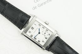 JAEGER LE-COULTRE REVERSO 8 GRANDE POWER RESERVE W/ GUARANTEE PAPERS REF. 240.8.14, rectangular