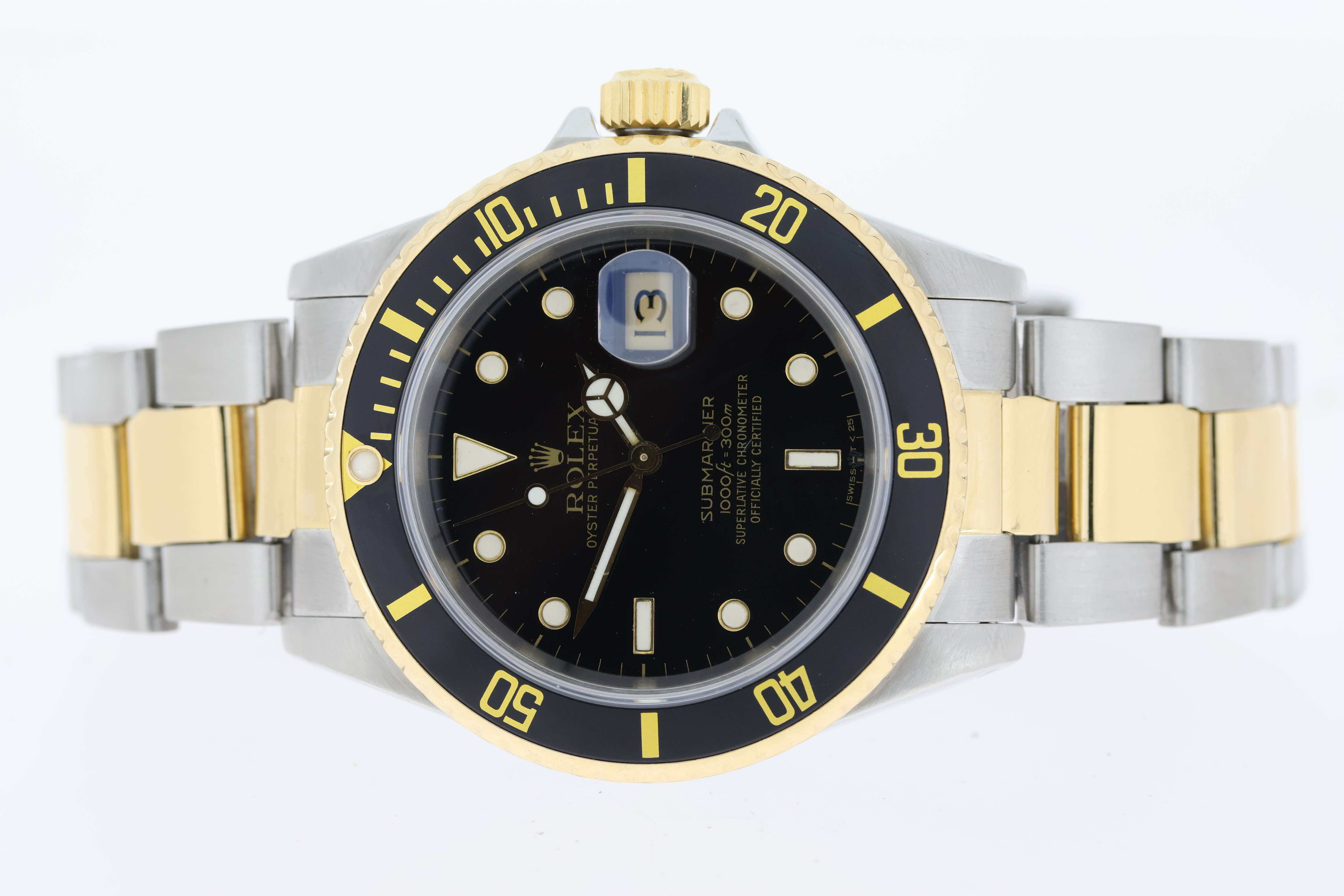 Rolex Submariner Date Reference 16613 with Box and Papers Circa 1990 - Image 2 of 5