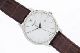 Brand: Tissot Model Name: Tradition Reference: T063610 A Complication: Date Movement: Quartz Dial