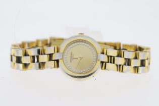 Brand: Ladies Raymond WeilReference: 5817Movement: QuartzDial shape: CircularDial colour: GoldDial