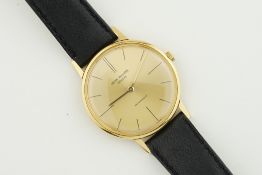 PATEK PHILIPPE HAUSSMAN SIGNED DIAL 18CT GOLD, circular champagne dial with stick hour markers,