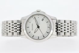 Brand: Ladies Gucci Model Name: G-Timeless Reference: 126.5 Complication: Date Movement: Quartz Dial