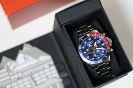 Brand: Tissot Model Name: Sea Star 'Pepsi' Reference: T120417A Complication: Split Second