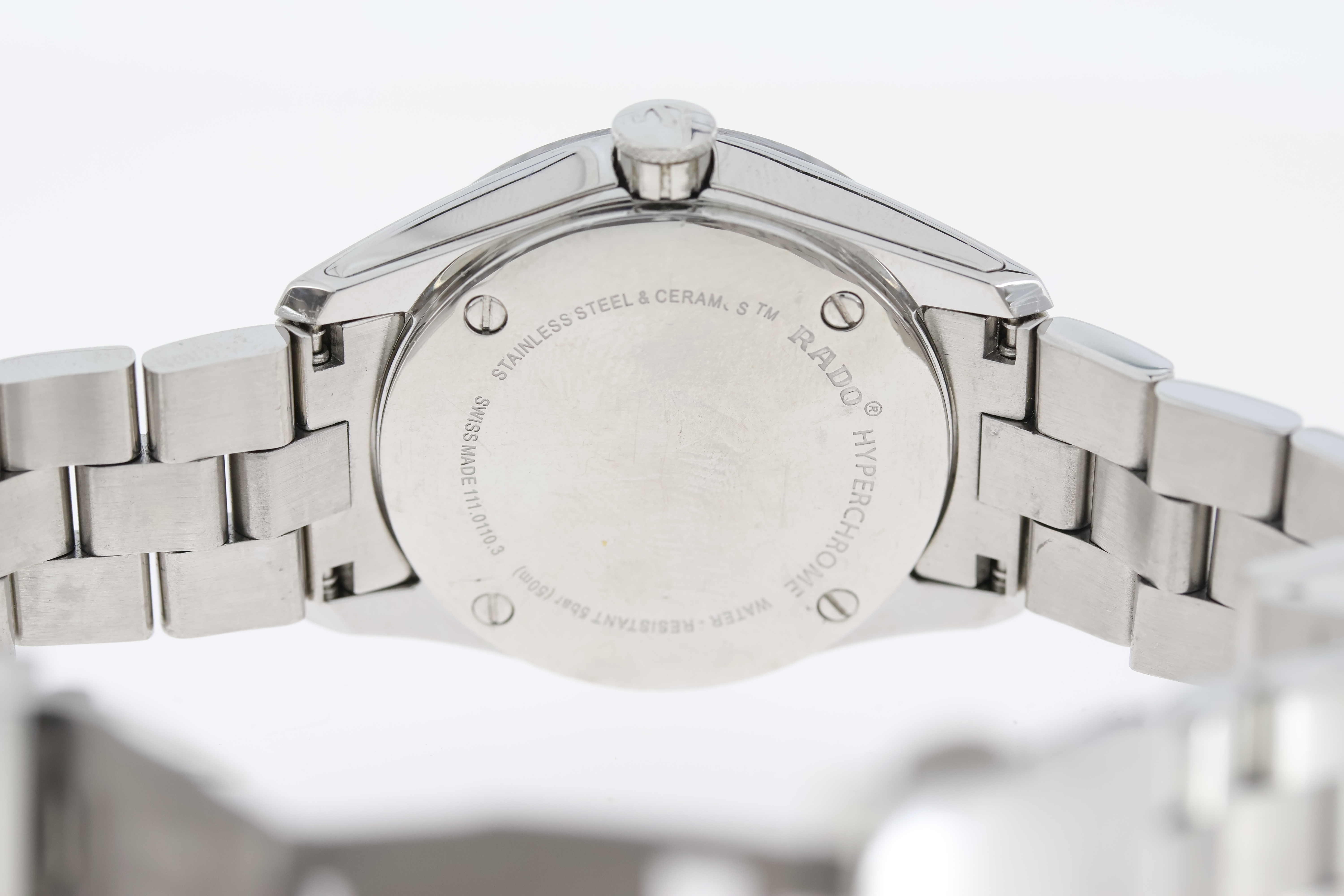 Brand: Ladies Rado Model Name: Hyperchrome Reference: 111.0110.3 Complication: Date Movement: Quartz - Image 2 of 2