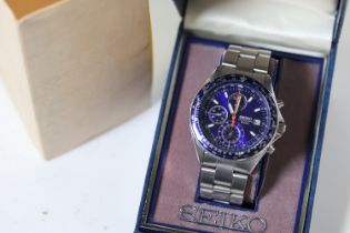 Brand: Seiko Model Name: Flight master' Reference: 7T92-0CF0 Complication: Split Second