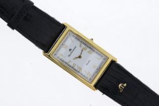 Brand: Maurice Lacroix Reference: 47405 Movement: Quartz Dial shape: Rectangular Dial colour: