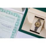 Ladies Rolex Datejust 26 Reference 69173 Box and Papers 1988
