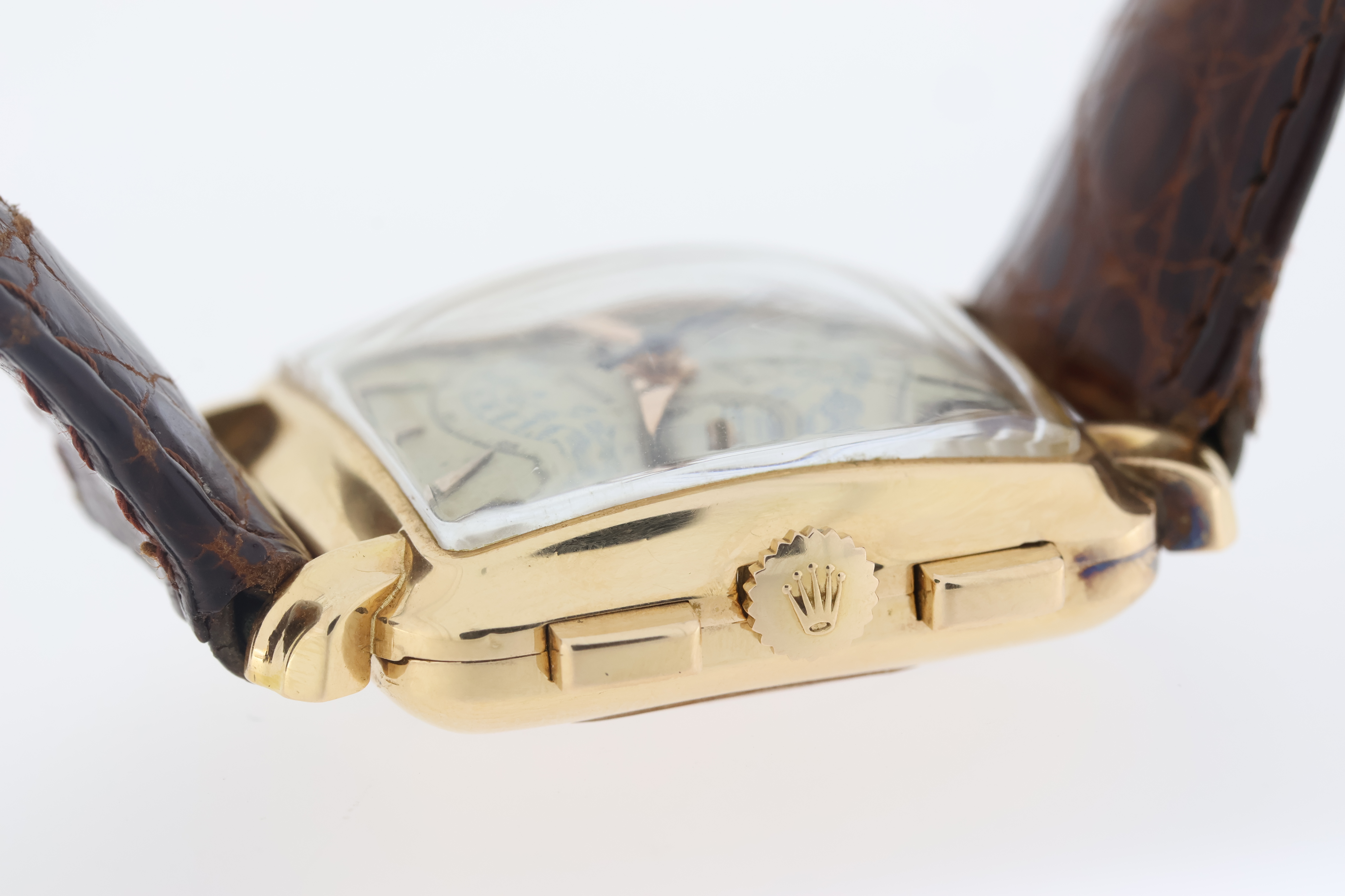 Highly Rare Rolex Precision 'Gabus' 18ct Rose Gold Reference 8206 Circa 1950 - Image 8 of 19