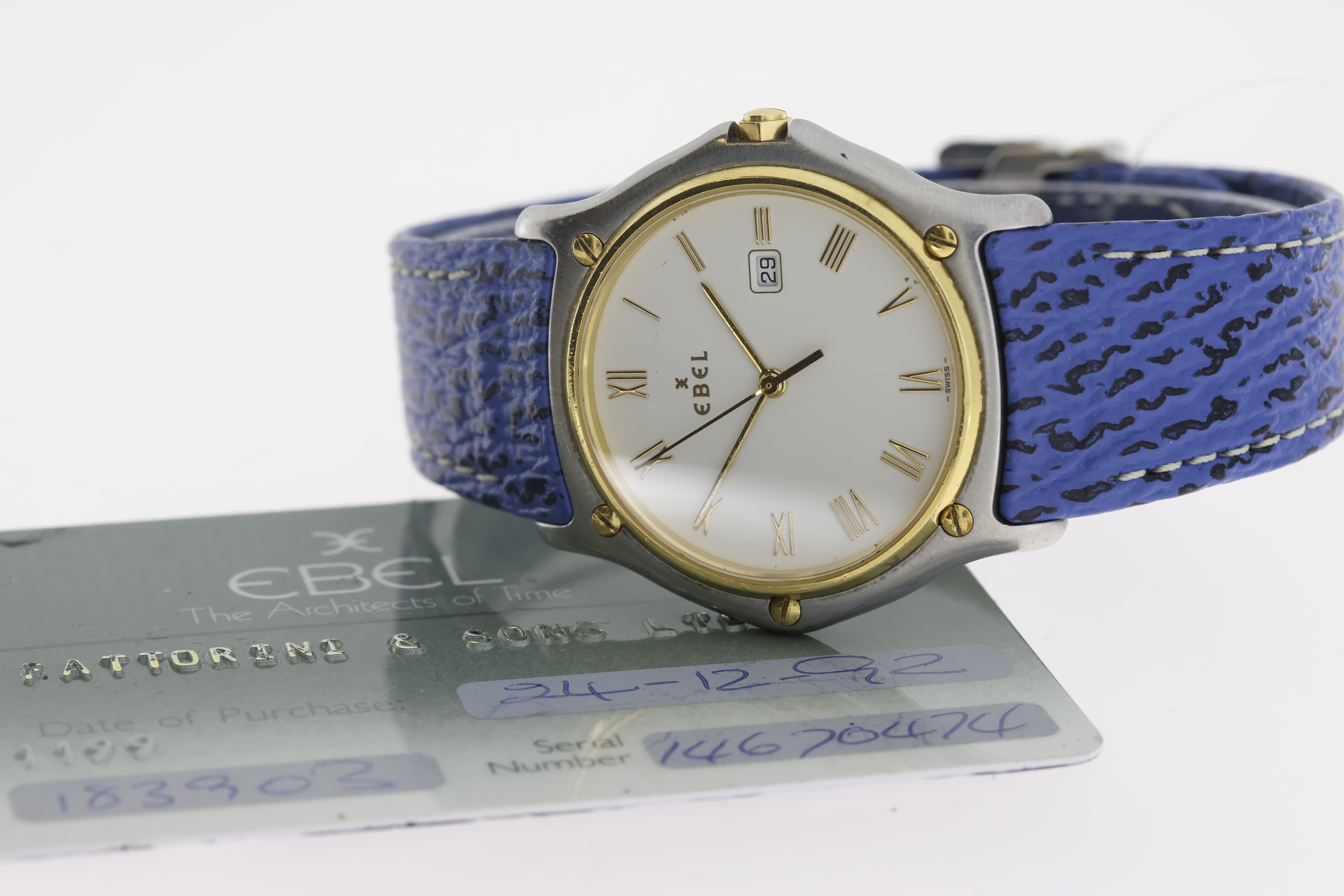 Ebel Sportwave Date Quartz Papers