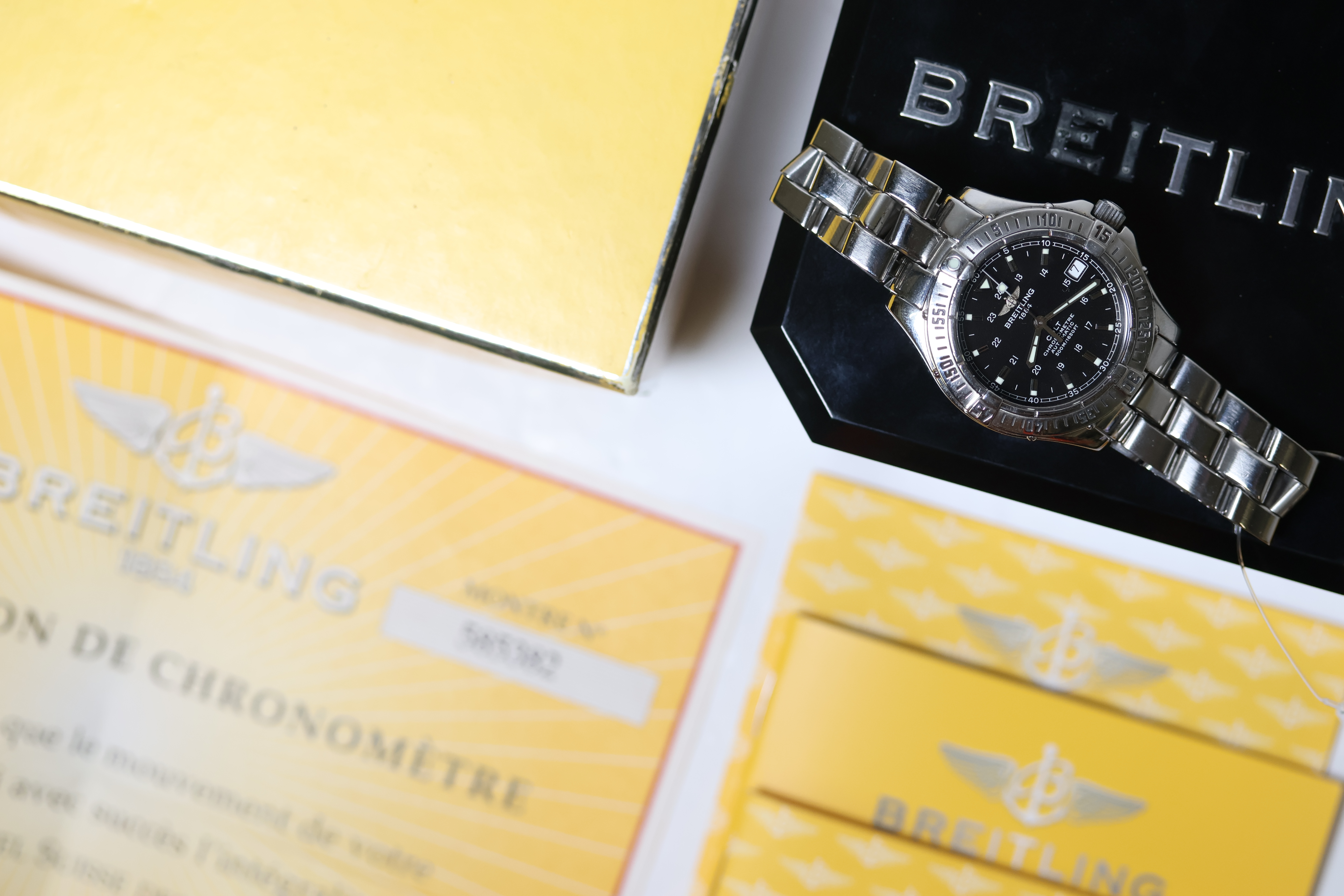 Breitling Colt Automatic with Box and Papers 2002