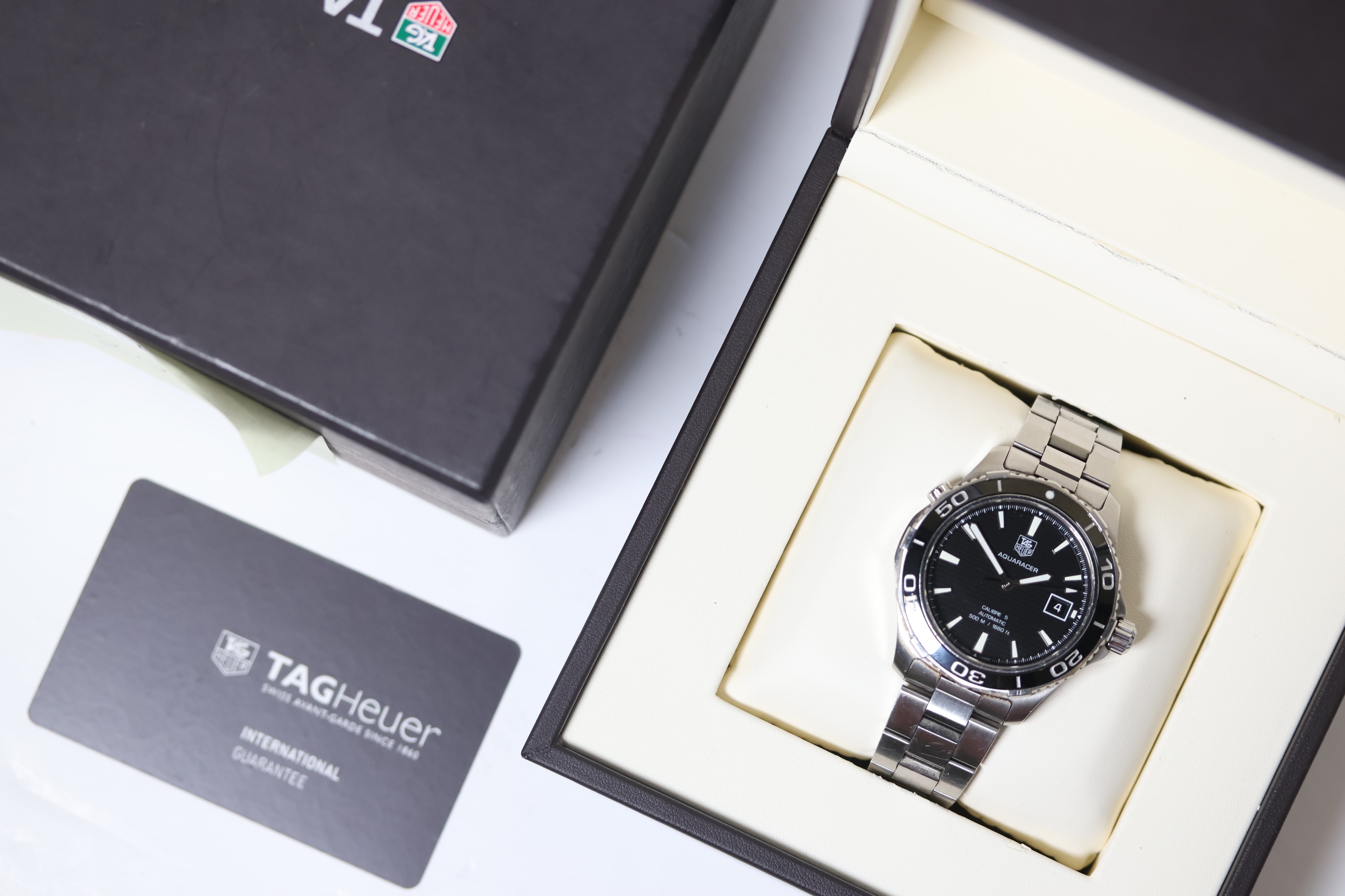 Tag Heuer Aquaracer Date Automatic Box and Papers 2013