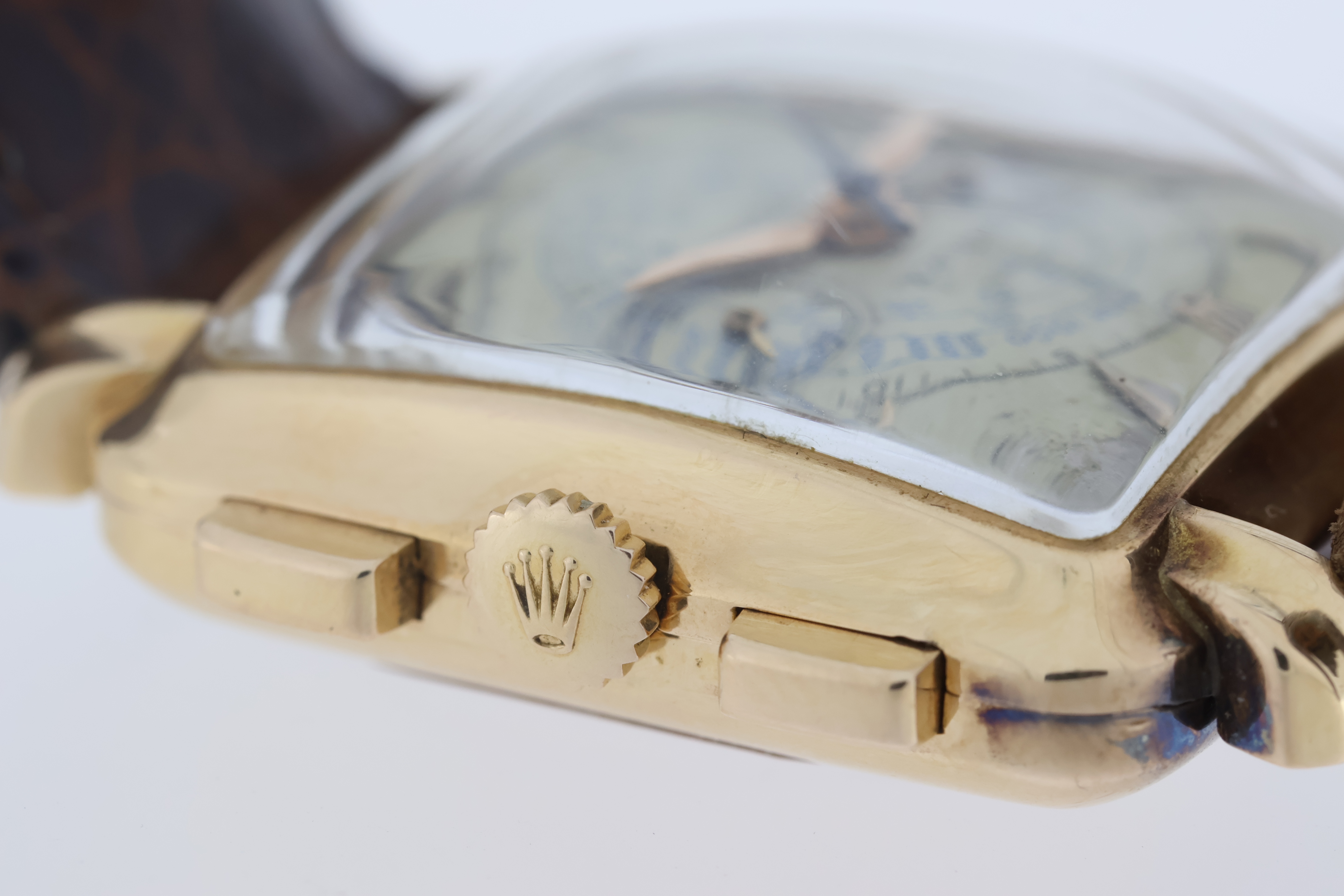 Highly Rare Rolex Precision 'Gabus' 18ct Rose Gold Reference 8206 Circa 1950 - Image 7 of 19