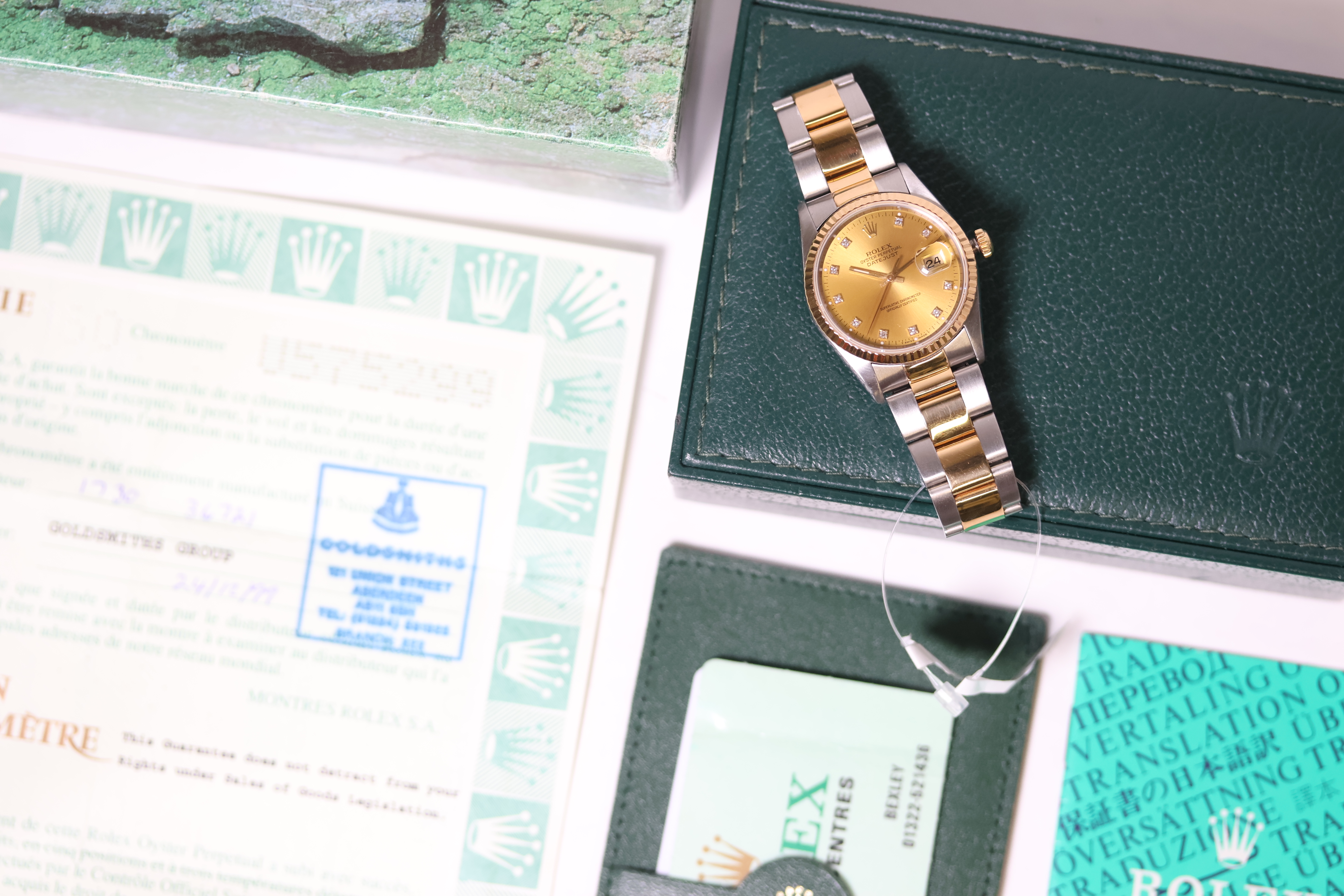 Rolex Datejust 36 Reference 16233 Box and Papers 1999