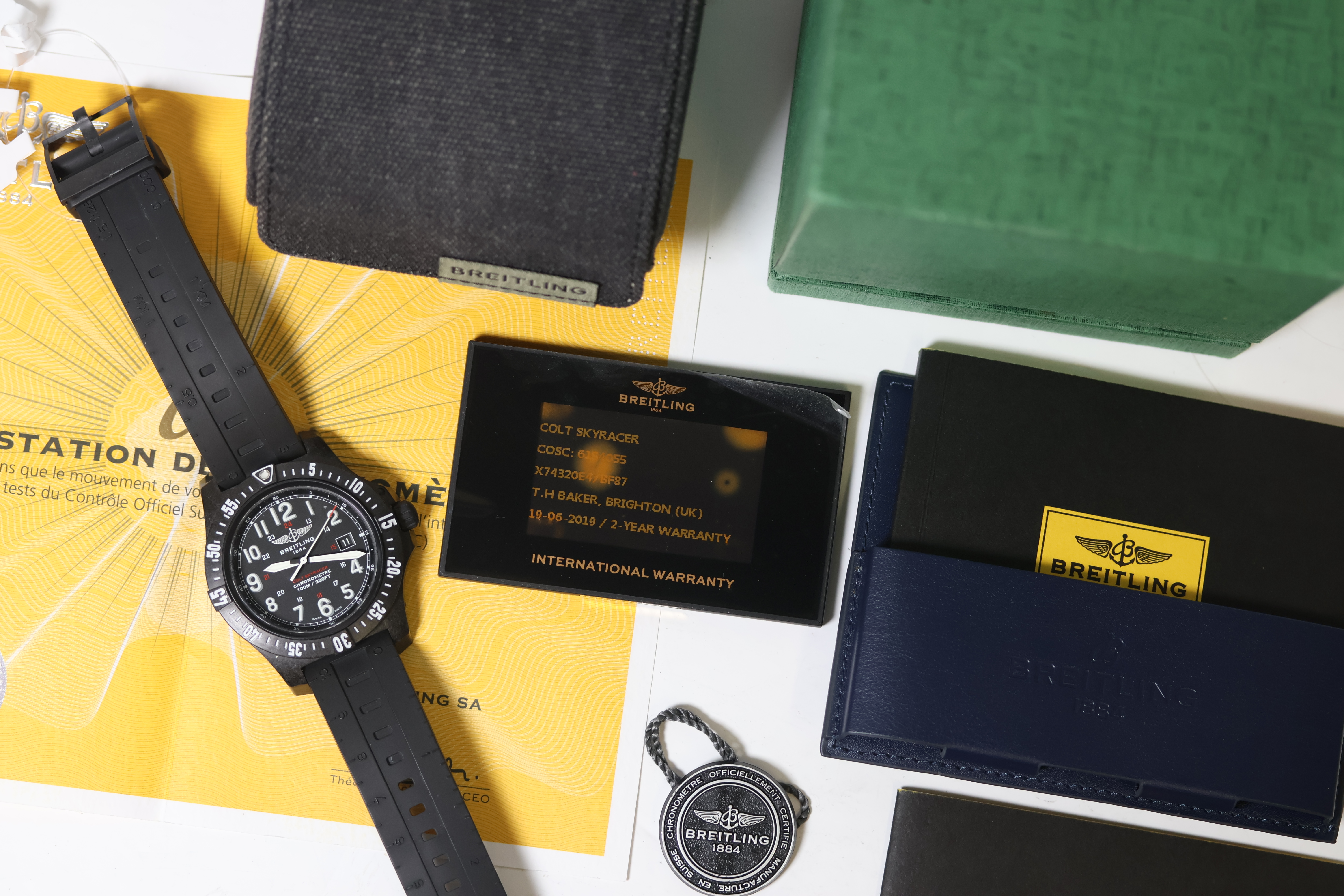 Breitling Colt Skyracer Quartz with Box and Papers 2019