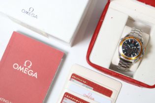 Omega Seamaster Planet Ocean Chronograph Box and Papers 2006