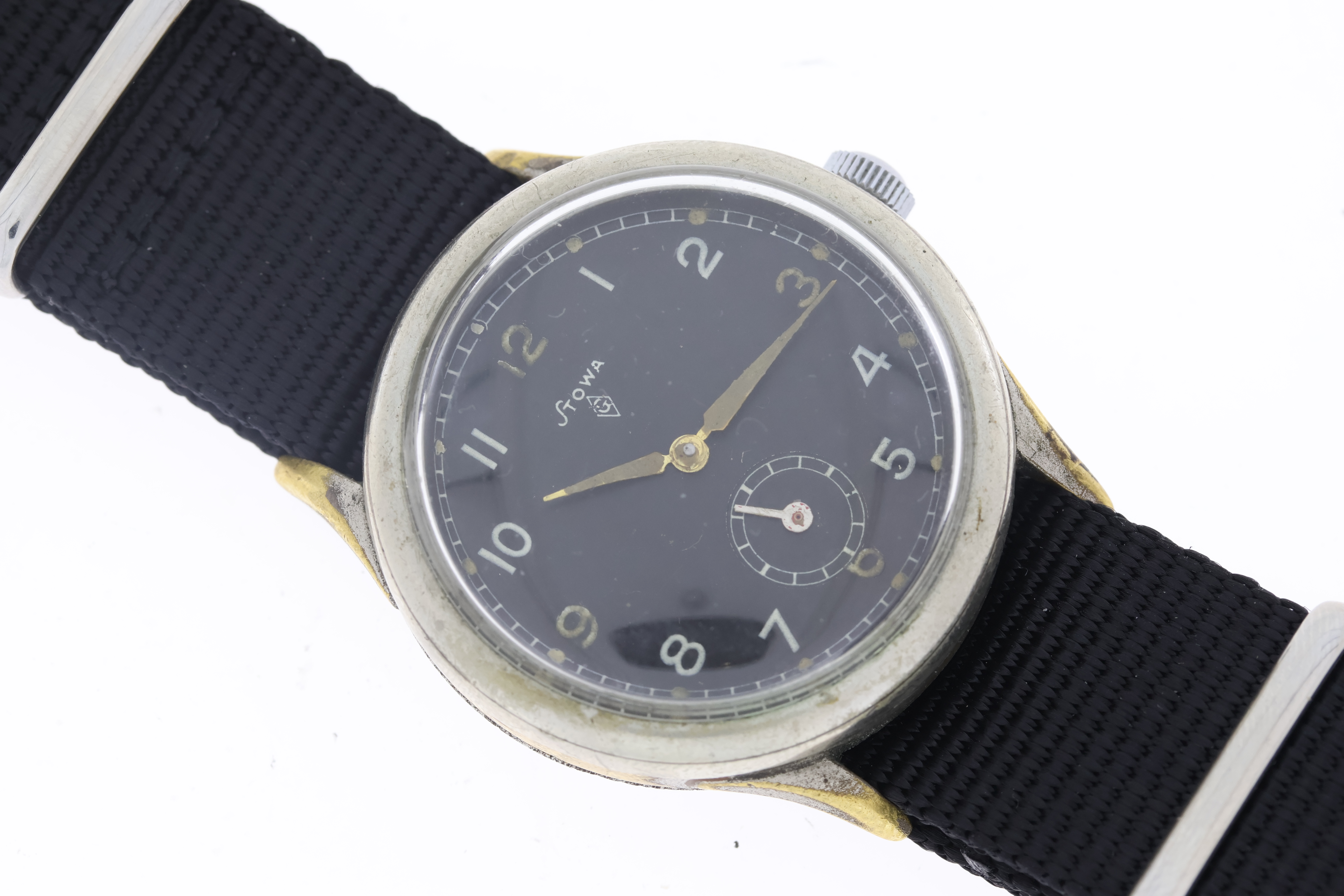 Vintage Stowa German Military Watch Manual Wind - Image 2 of 3