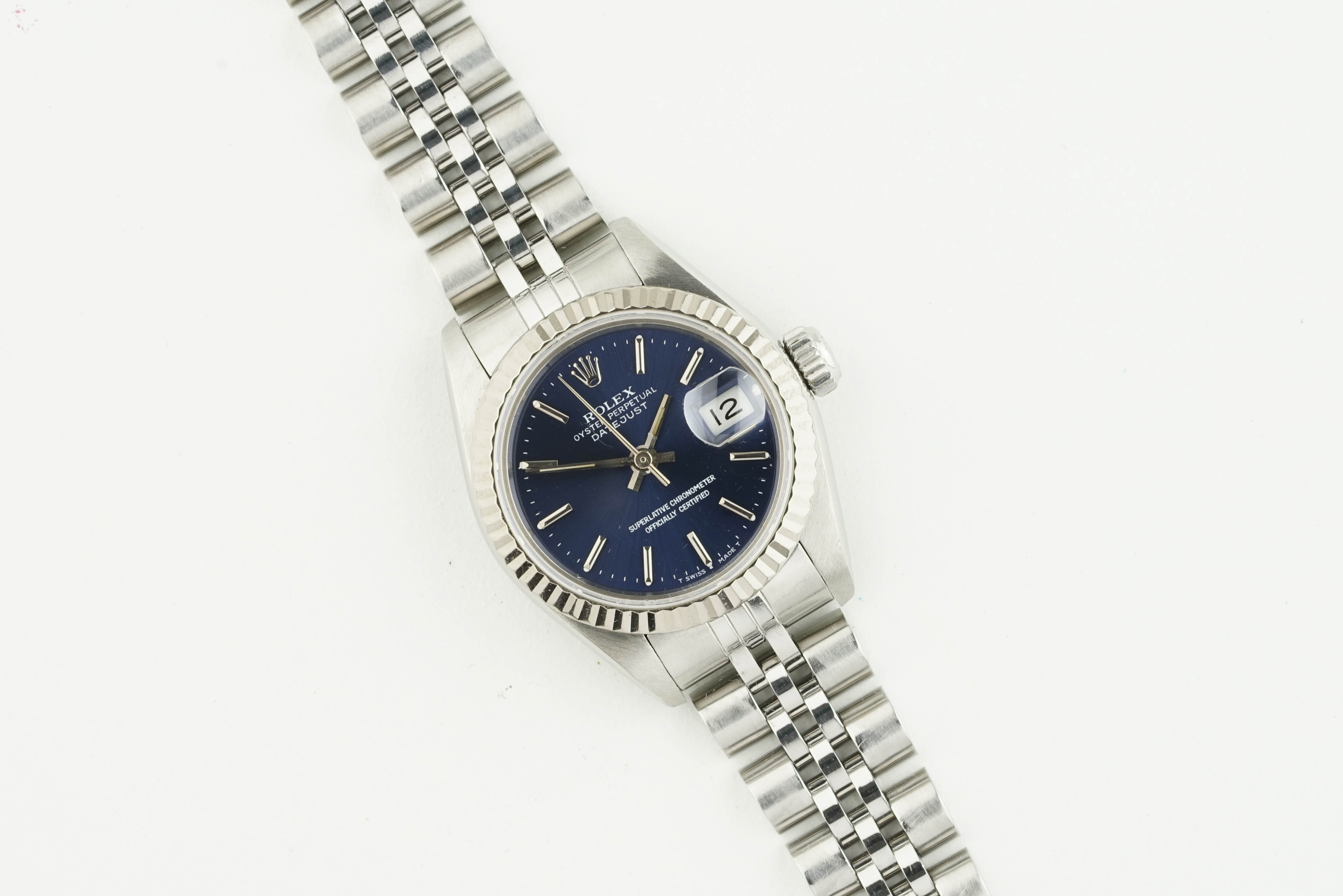 ROLEX OYSTER PERPETUAL DATEJUST W/ GUARANTEE PAPERS REF. 69174 CIRCA 1991 - Image 2 of 3