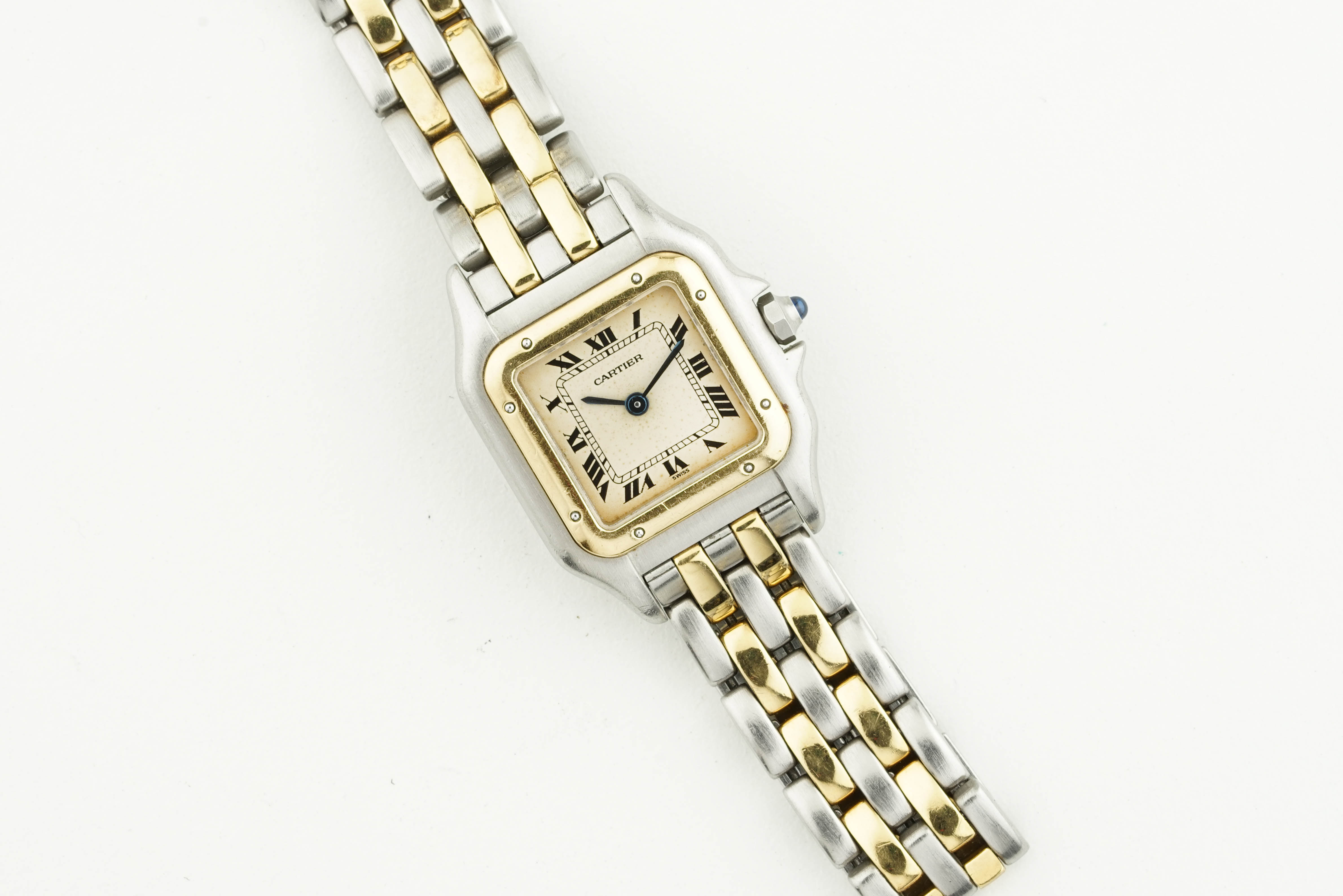 CARTIER PANTHERE STEEL & GOLD W/ GUARANTEE PAPERS - Image 2 of 3