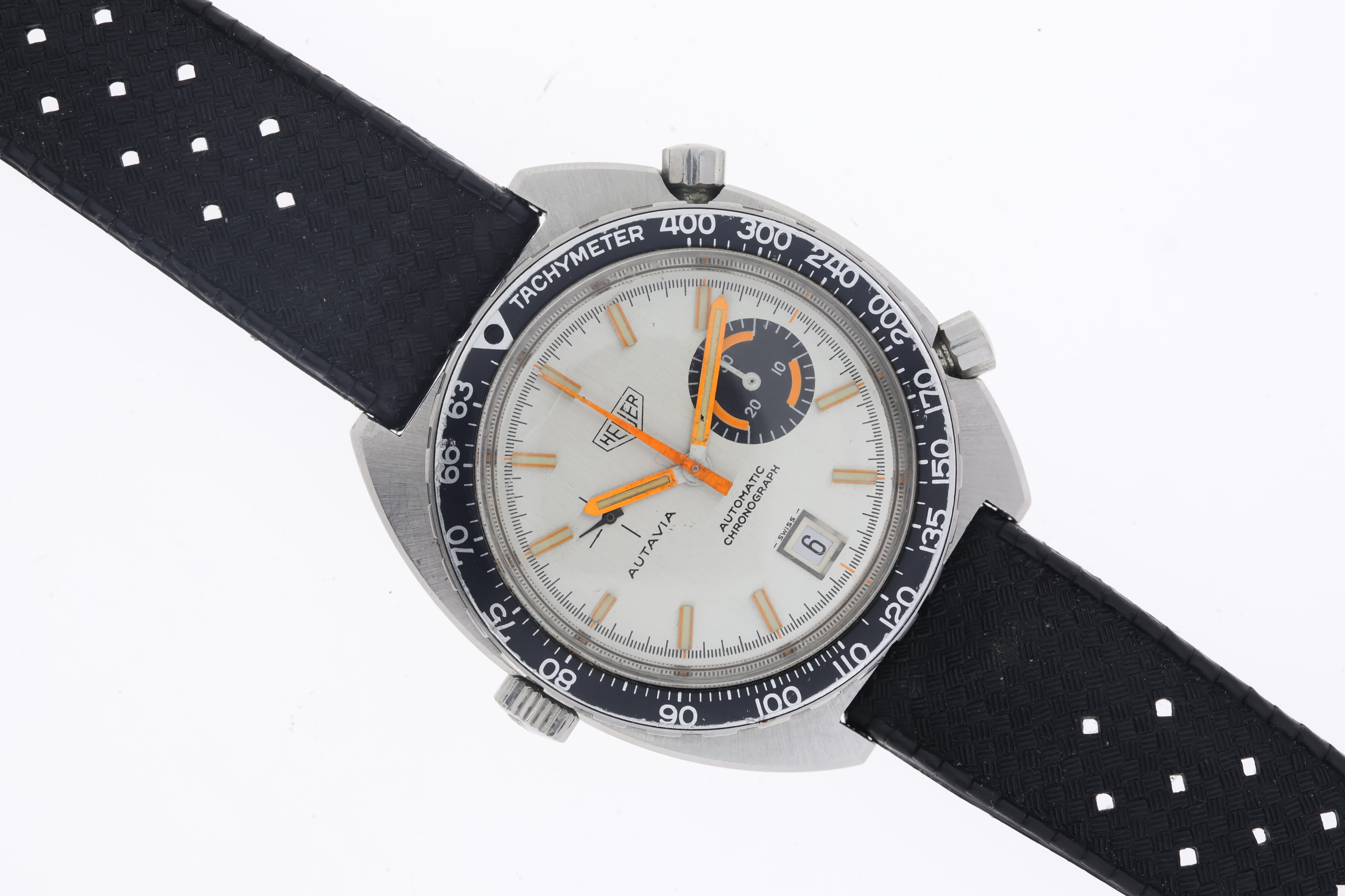 Vintage Heuer Autavia 'Orange Boy' Automatic