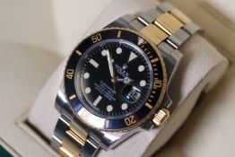 Rolex Submariner Date Reference 116613LN Steel and Gold