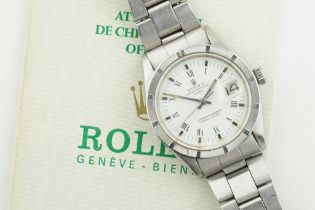 ROLEX OYSTER PERPETUAL DATE ROMAN NUMERAL DIAL W/ GUARANTEE PAPERS REF. 1501 CIRCA 1973