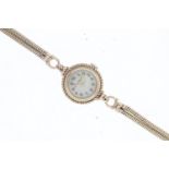 Vintage Ladies Jaeger Le Coultre Cocktail Watch 9ct gold Manual Wind