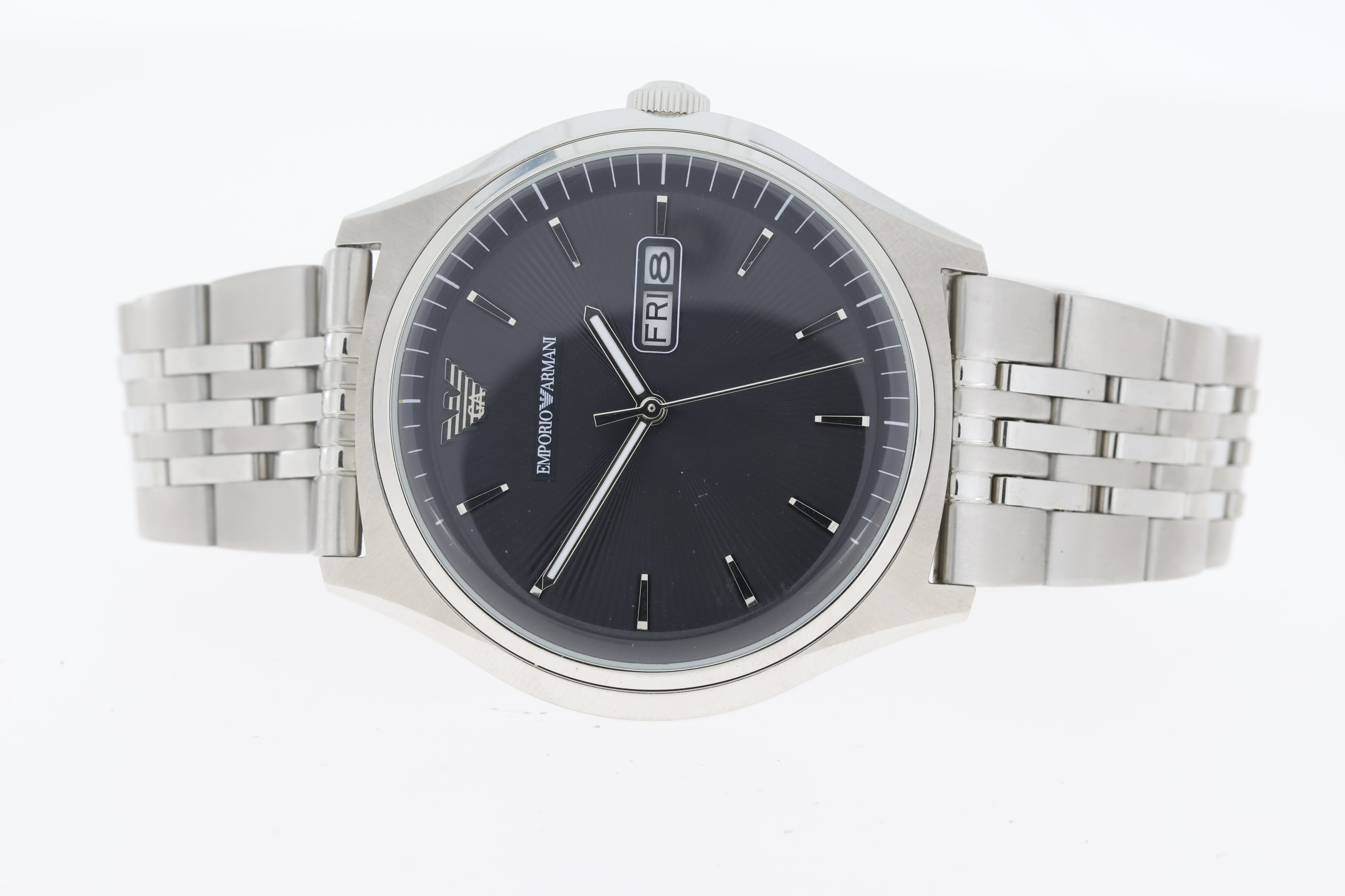 Emporio Armani *NO RESERVE* Day & Date Quartz